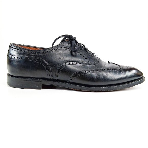 Church’s Custom Grade Black Leather Brogue Oxford Dress Shoes Men’s US 10 - Picture 3 of 13